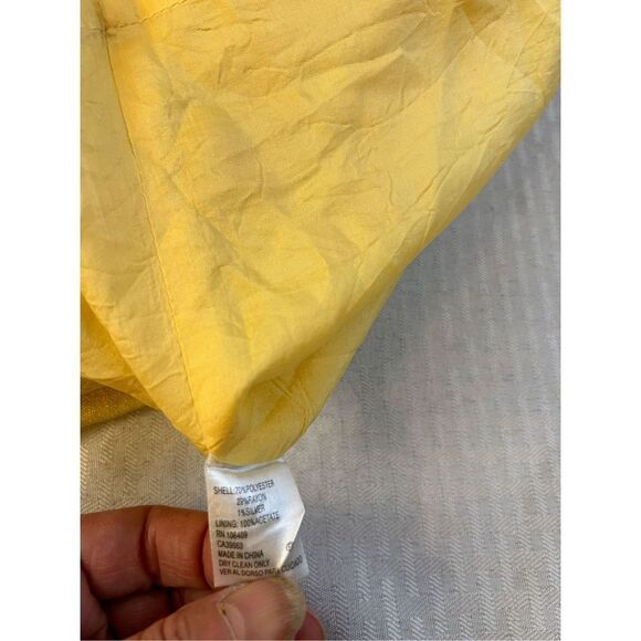 Antonio Melani rn#106409 sleeveless Yellow dress 14 rn#106409 Rayon Blend - Picture 9 of 9